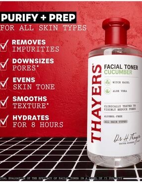 Thayers Cucumber Facial Toner — Hydrating & Pore-Refining (Clear)